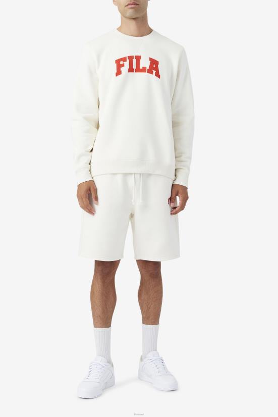 גרדניה/אדום לוהט FILA kory crewneck sweatshsirt fila gardenia/אדום לוהט 68LF500