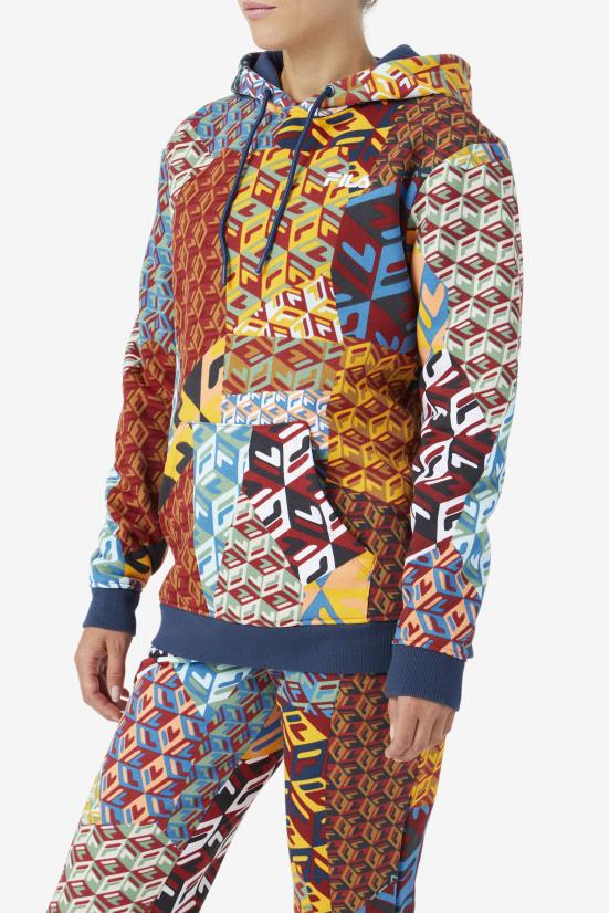 אוקיינוס/צהוב/לבן FILA קפוצ'ון layani fila ocean/צהוב/לבן 68LF1486