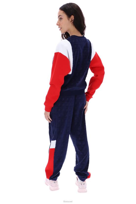 FILA lucy velour crew סווטשירט fila 68LF3428