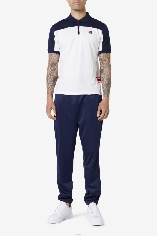 לבן/כהה/אדום FILA mivvi polo fila לבן / נייבי / אדום 68LF416