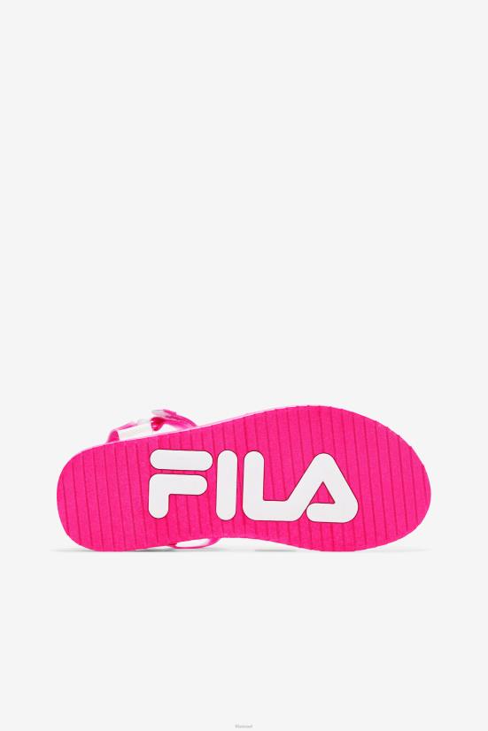 רב/ורוד גלו/לבן FILA multi/pink glo/white fila ts tie tie dye לנשים 68LF1359