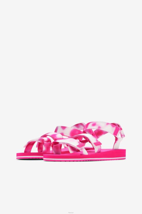 רב/ורוד גלו/לבן FILA multi/pink glo/white fila ts tie tie dye לנשים 68LF1359