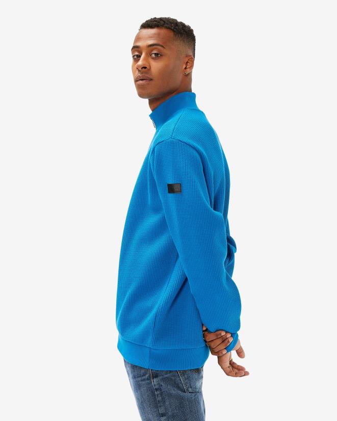 מיקונוס כחול FILA תג גברים כחול mykonos 2.0 qtr zip fila 68LF2628