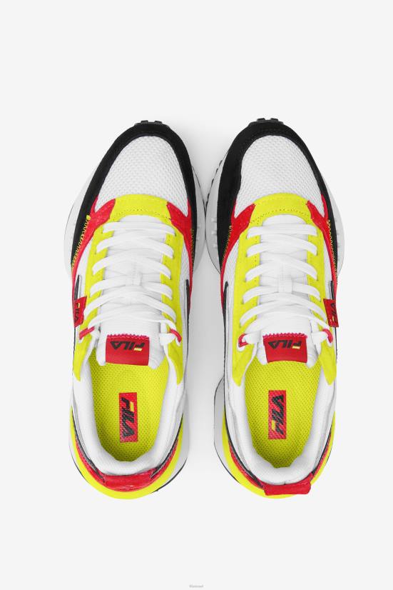 לבן/ ורוד דיווה/צהוב FILA רנו לנשים דור n לבן/דיווה ורוד/צהוב פילה 68LF1313