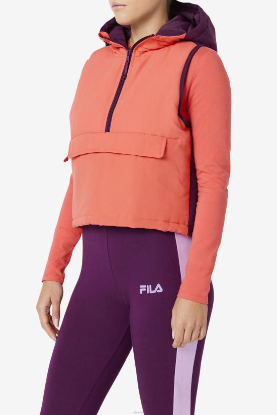 קאיין/סלק כבוש FILA nevaeh half zip vest fila cayenne/סלק כבוש 68LF1784