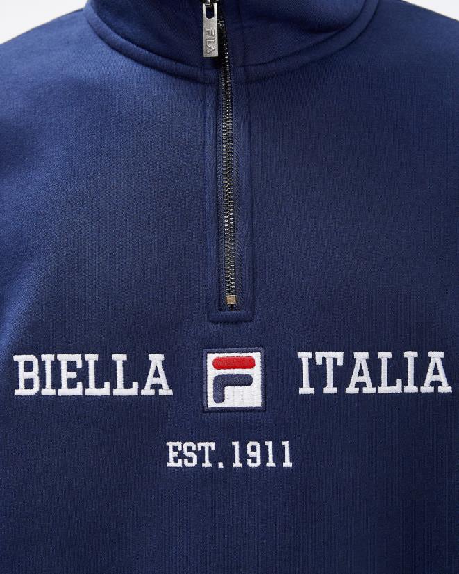 חיל הים החדש FILA new navy fila aemero qtr zip לגברים 68LF2595