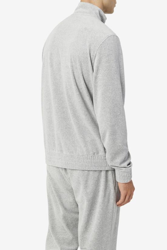 אפור אברש FILA מעיל קטיפה o-fit fila אפור חום 68LF827