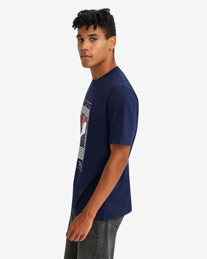 מעיל טווס FILA פילה גברים קרלוס טי peacoat 68LF2551