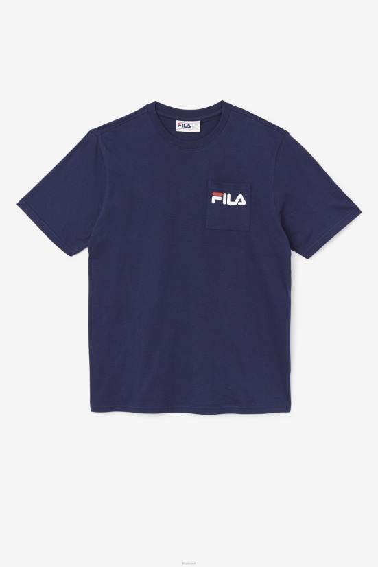 מעיל טווס FILA חולצת כיס פילה קרטיס של peacoat 68LF399