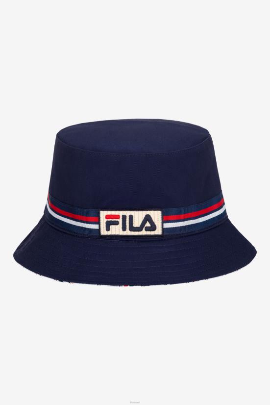 מעיל טווס FILA כובע דלי הפיך של peacoat fila 68LF987