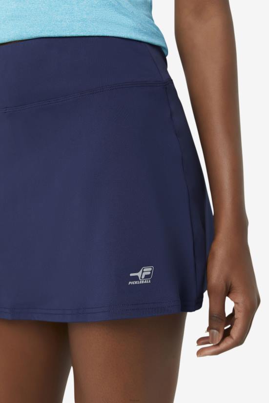 חיל הים FILA pickleball flounce skort navy fila 68LF2039