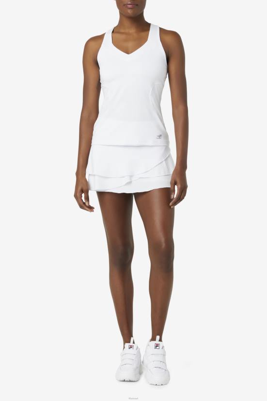 לבן FILA לבן pickleball halter tank fila 68LF2034