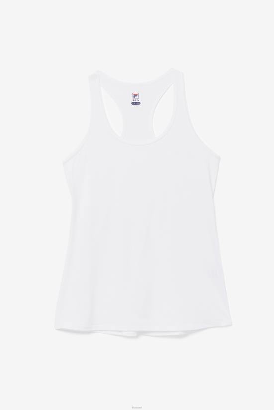 לבן FILA pickleball racerback tank fila white 68LF2018