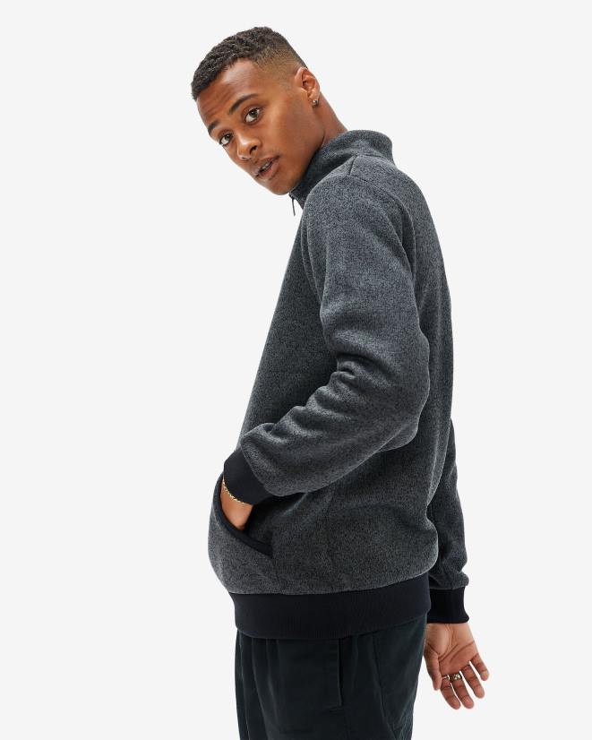 חוואר שחור FILA יוניסקס רומנו qtr zip שחור marle fila 68LF2597