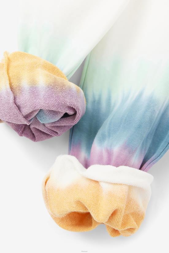 צבע עניבה לבן FILA raleigh tie dye jogger white tie dye fila 68LF1655