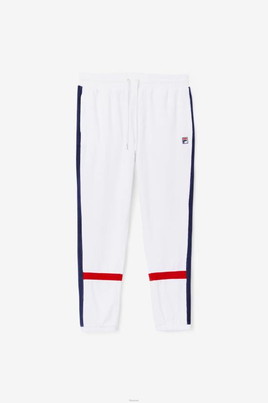 לבן/כהה/אדום FILA מכנס קטיפה לבן / נייבי / אדום ravid fila 68LF580