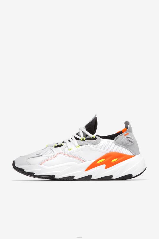 לבן/שחור/כתום FILA ray tacer evo 2 fila לגברים לבן/שחור/כתום 68LF162