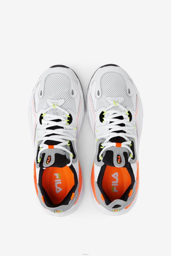 לבן/שחור/כתום FILA ray tacer evo 2 fila לגברים לבן/שחור/כתום 68LF162