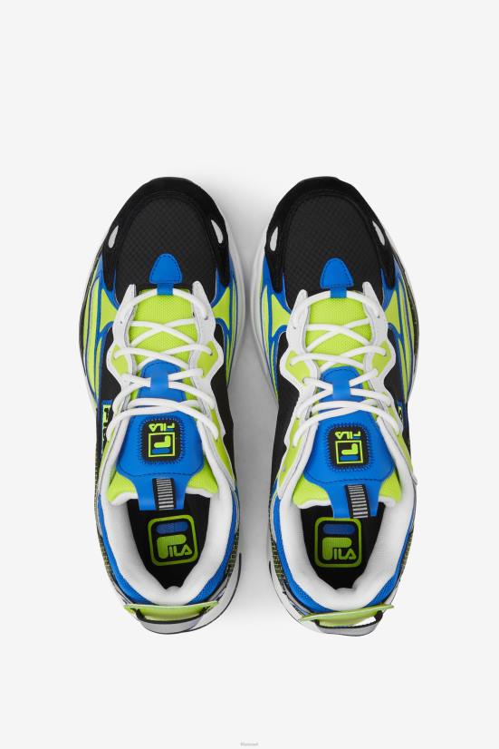 פאנץ' לבן/שחור/ליים FILA פילה לבן/שחור/ליים פאנץ' גברים של ray tracer apex 68LF16