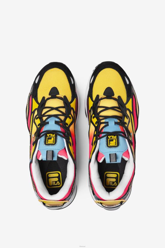 שחור/ורוד עמוק/לבן FILA לגברים ray tracer apex פילה שחור/ורוד עמוק/לבן 68LF173