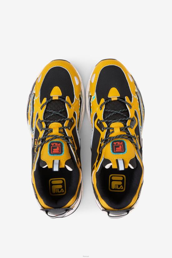 מוט שחור/זהוב/לבן FILA לגברים ray tracer apex fila מוט שחור/זהוב/לבן 68LF170