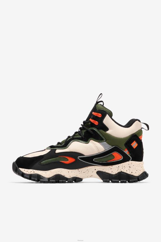 עירית / שחור / אקרו FILA לגברים ray tracer tr 2 mid fila chive/black/ecru 68LF164