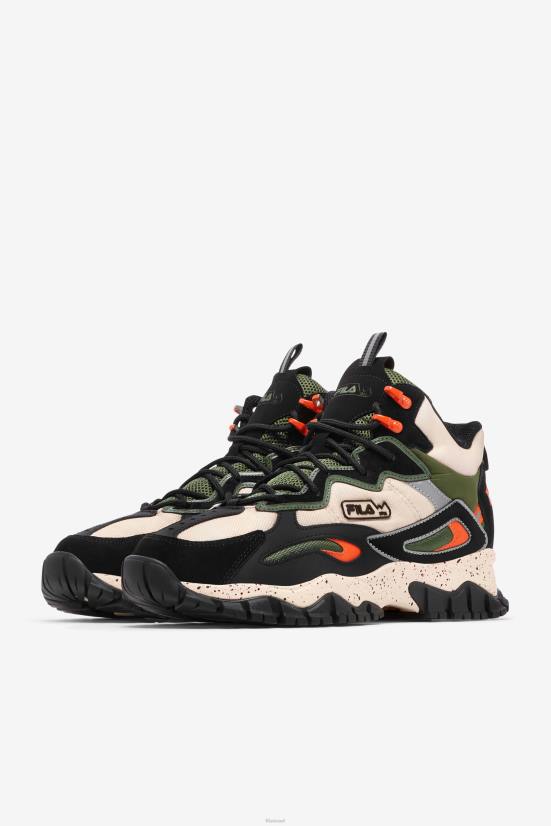 עירית / שחור / אקרו FILA לגברים ray tracer tr 2 mid fila chive/black/ecru 68LF164