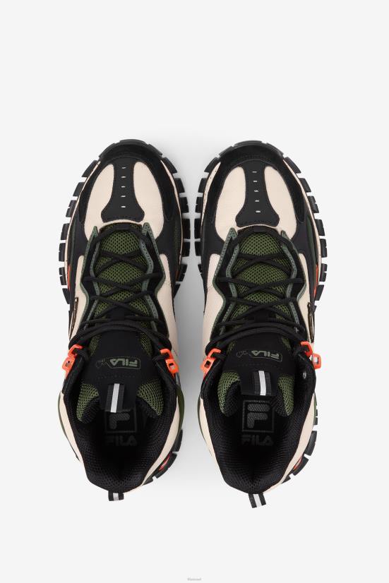 עירית / שחור / אקרו FILA לגברים ray tracer tr 2 mid fila chive/black/ecru 68LF164