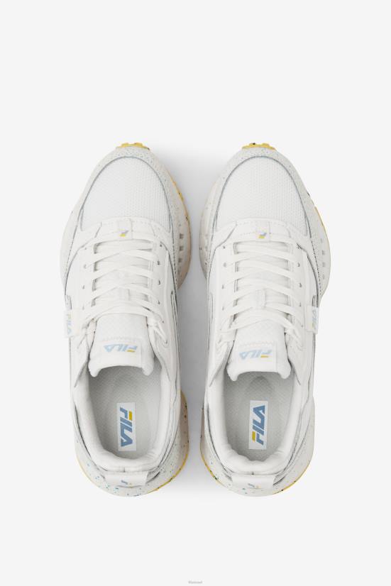 ערפל לבן/לבן/כחול FILA נשים renno n-generation splatter ירוק לבן/לבן/כחול פילה ערפל 68LF1307