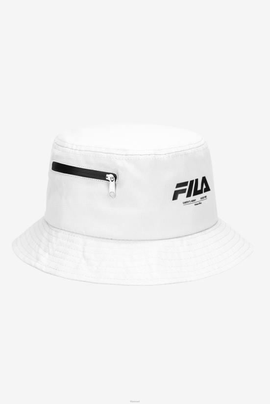 לבן FILA כובע דלי ripstop לבן פילה 68LF971
