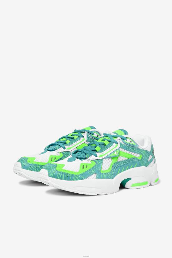 לבן/קרמי/ירוק FILA ארכיון גברים rjv fila לבן/קרמיקה/ירוק 68LF20