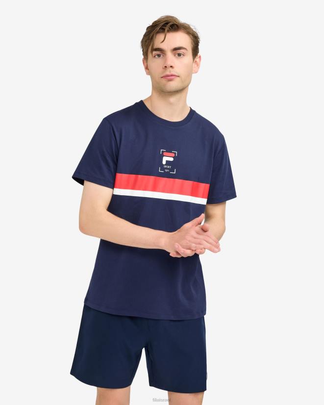 חיל הים החדש FILA roger tee new navy fila 68LF2531