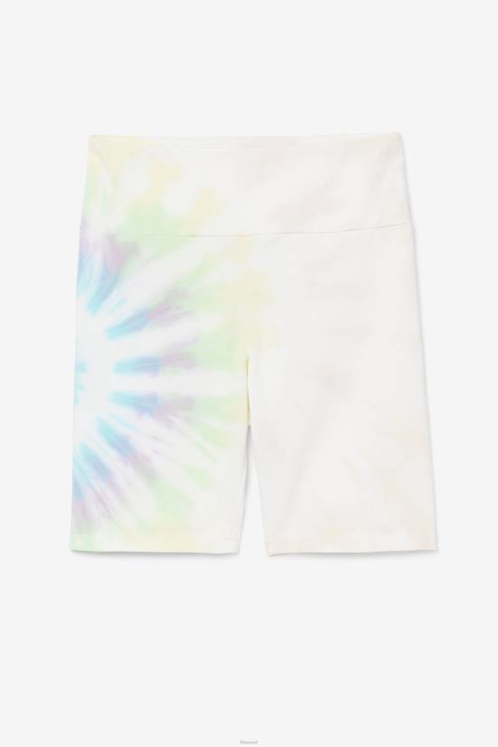 צבע קרם כפול FILA taima tie dye bike short fila double cream tie dye 68LF1676
