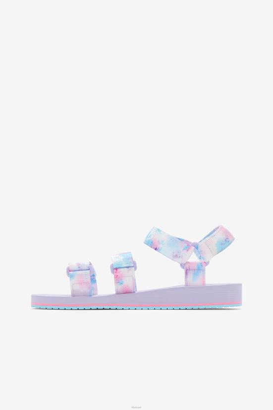 אברש רב/לבן/סגול FILA חולצה לנשים tie dye fila multi/לבן/סגול אברש 68LF1358