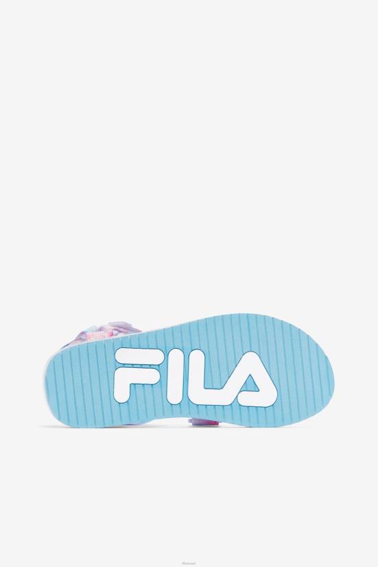 אברש רב/לבן/סגול FILA חולצה לנשים tie dye fila multi/לבן/סגול אברש 68LF1358