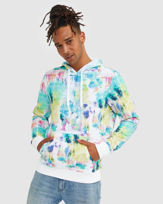 צבע עניבה FILA tie dye hoody fila tie dye 68LF2534