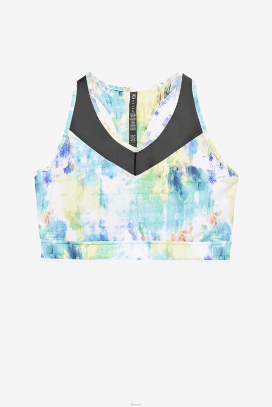 צבע עניבה/שחור/לבן FILA tie dye/שחור/לבן uplift racerback bra top fila 68LF1848