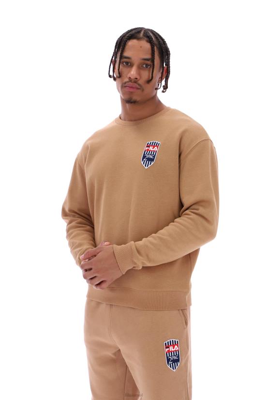 FILA טלאי צמר tupac crew jumper fila 68LF3194