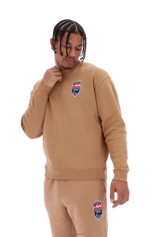 FILA טלאי צמר tupac crew jumper fila 68LF3194