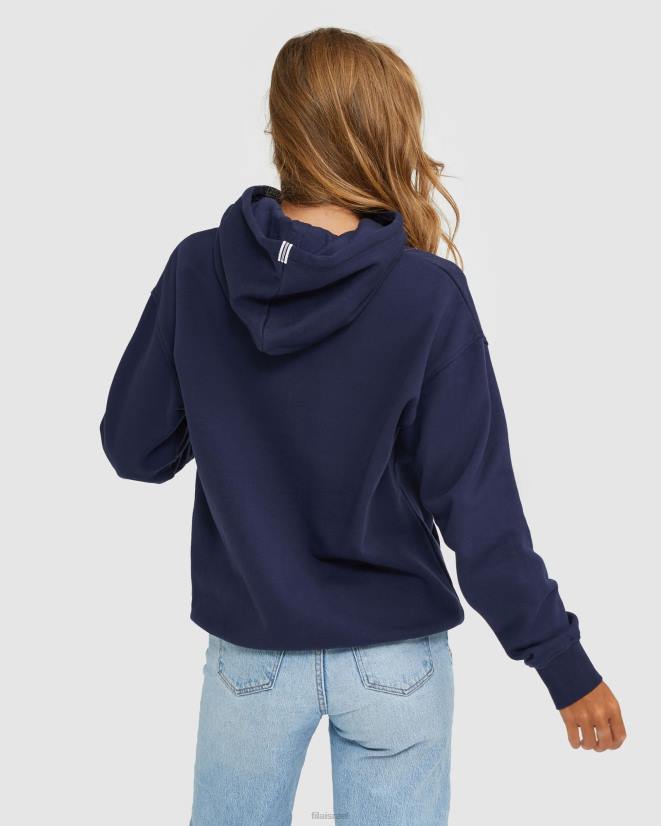 חיל הים החדש FILA unisex urban classics 2.zero hood new navy fila 68LF2639