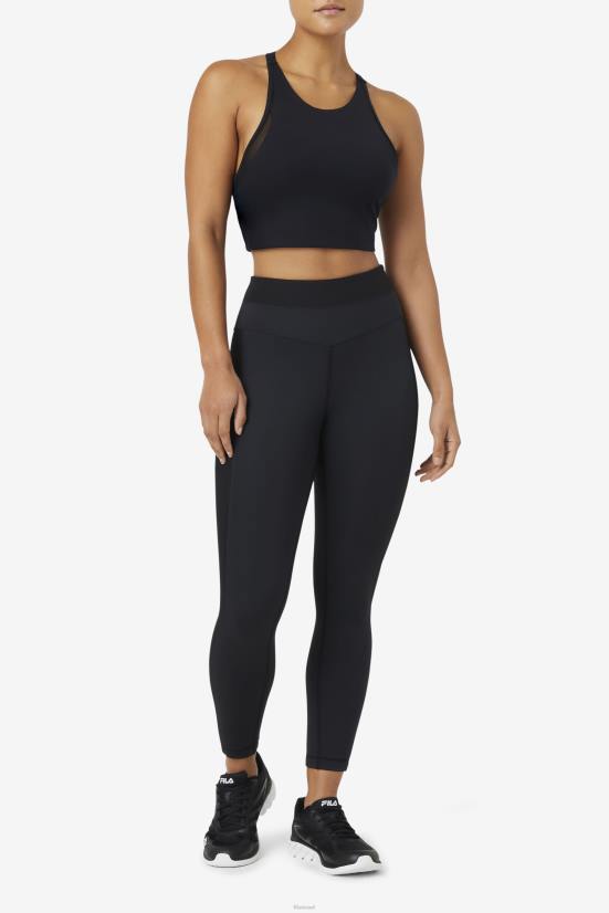 שָׁחוֹר FILA חזיית ספורט uplift t-back fila black 68LF1796