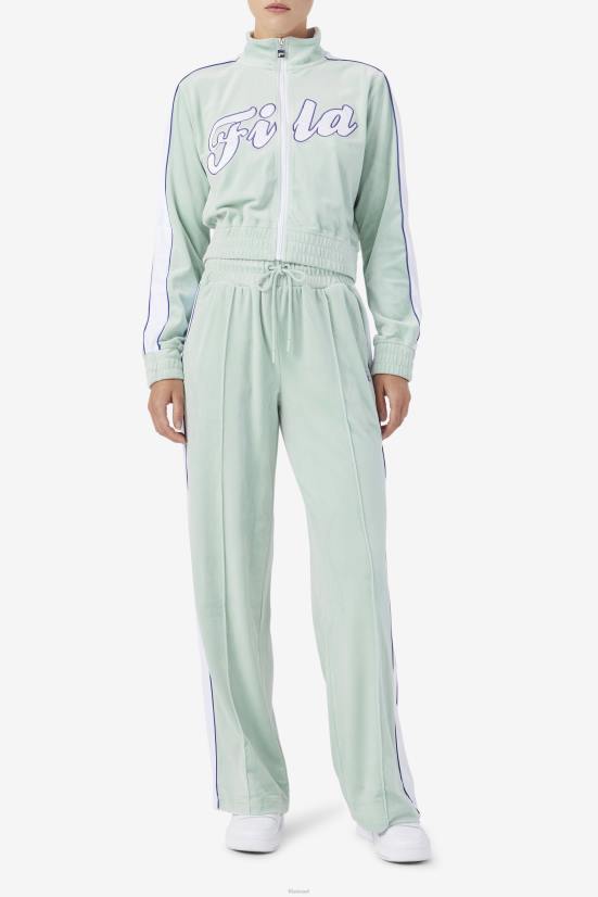 אתר/לבן/כחול FILA מכנס valery velour fila ether/לבן/כחול 68LF1580