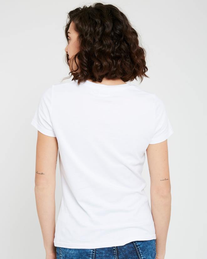 לבן FILA חולצה של תג volara לנשים פילה לבן 68LF2942