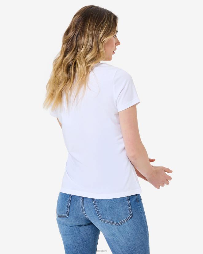 לבן FILA טי פילה לבן volara badge 2.0 68LF2938