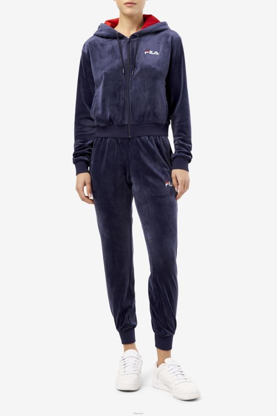 חיל הים FILA מעיל קטיפה zura נייבי פילה 68LF1763