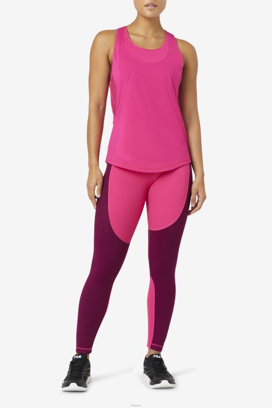 brtpink FILA גופיית רייסרבק בעלת מרקם של fila brtpink 68LF1882