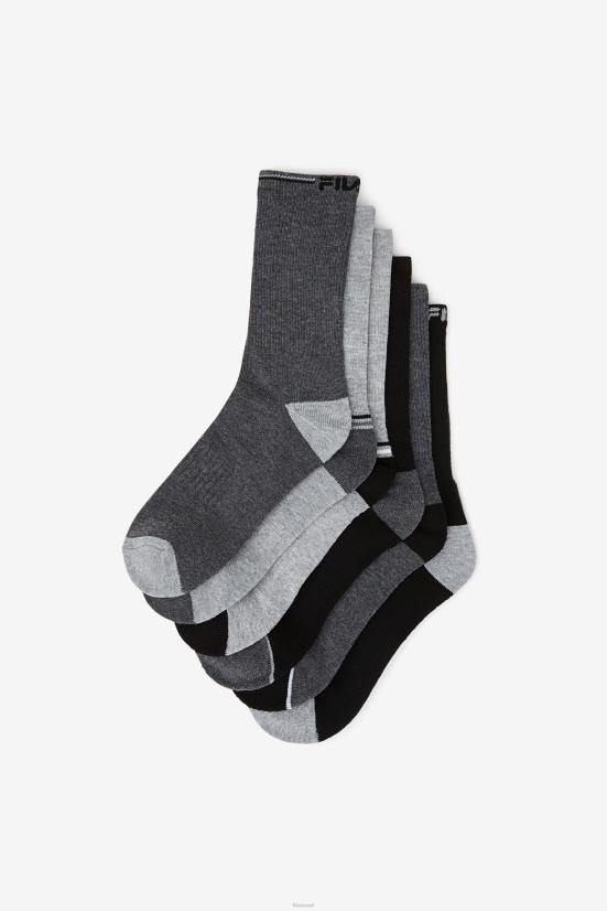 heathrmulti FILA גרב צוות לילדים heathrmulti 6 חבילות פילה 68LF1062