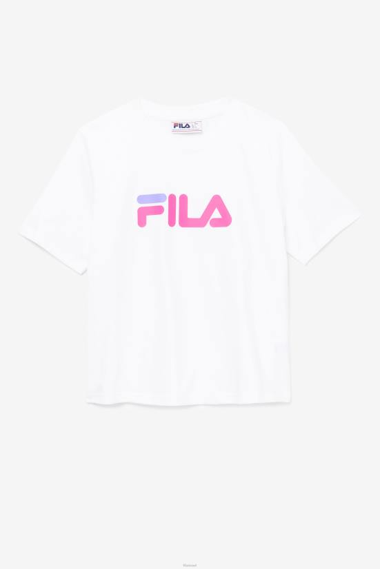 זוהר לבן/ורוד/סגול hebe FILA מיס נשר טי לבן/ורוד זוהר/סגול hebe fila 68LF1409