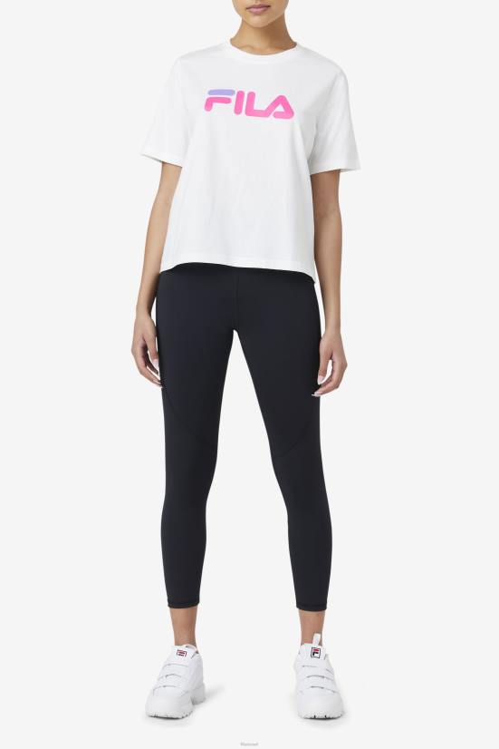 זוהר לבן/ורוד/סגול hebe FILA מיס נשר טי לבן/ורוד זוהר/סגול hebe fila 68LF1409