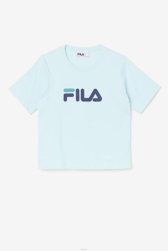 ice aqua/navy/biscay bay FILA thea tee fila iced aqua/navy/biscay bay 68LF1448